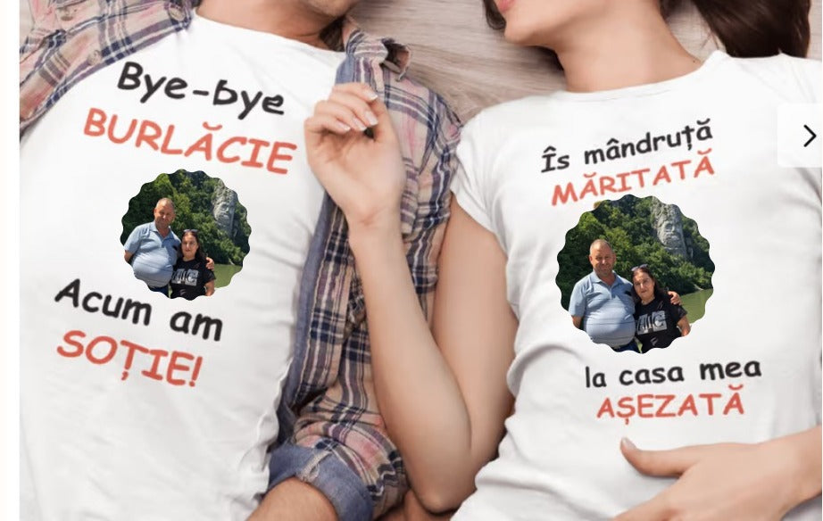 Tricou Personalizat Crăciun Familie – Model Ren