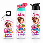 Bidonaș de apă școală și grădiniță - trei modele