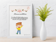 Cadou invatatoare sau profesoare 8 martie - Tablou cu mesaje personalizate T1015_05