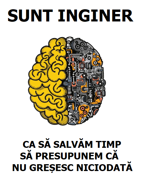 Cana alba personalizata cu textul "sunt inginer", 330ml