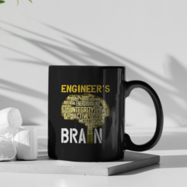 Cana personalizata pentru ingineri 330ml Inginer3007 Brain