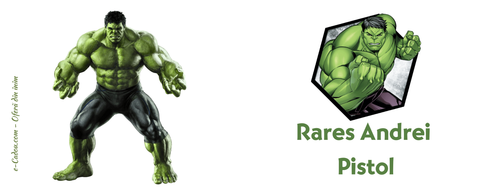 Cană personalizata copii Incredibilul HULK, eCADOU, HULK1001