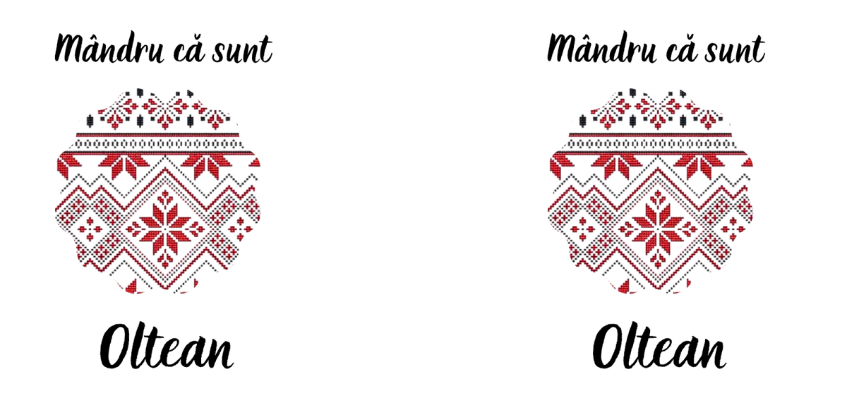 Cană cu motive traditionale romanesti, Mandru ca sunt oltean, eCADOU, CROM1005