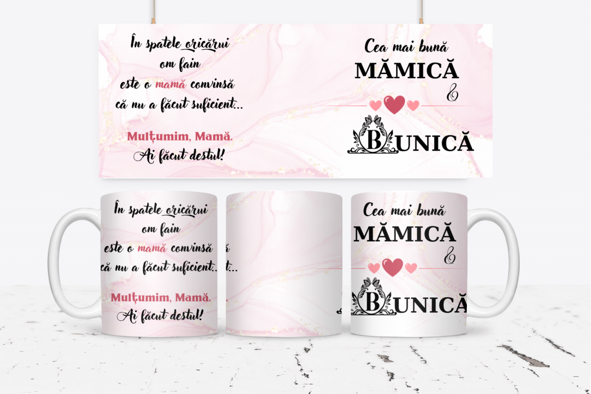Cana personalizata Cea mai buna mama si bunica CPF112_27
