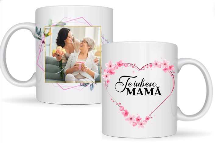 Cana personalizata Te iubesc mama CPF112_33