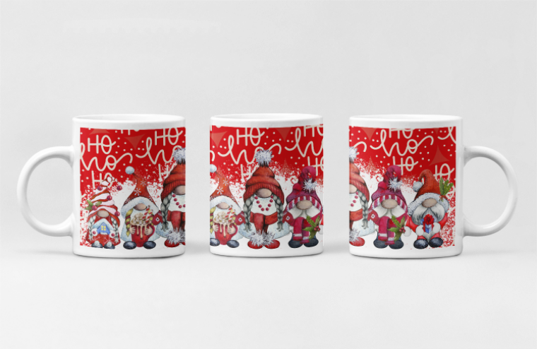 Cană personalizata cu tematica de Craciun  HoHoHo