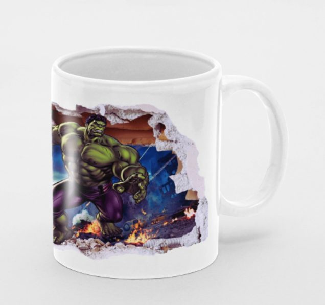 Cană personalizata copii Incredibilul HULK, eCADOU, HULK10012