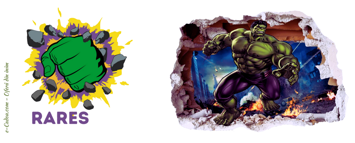 Cană personalizata copii Incredibilul HULK, eCADOU, HULK10012