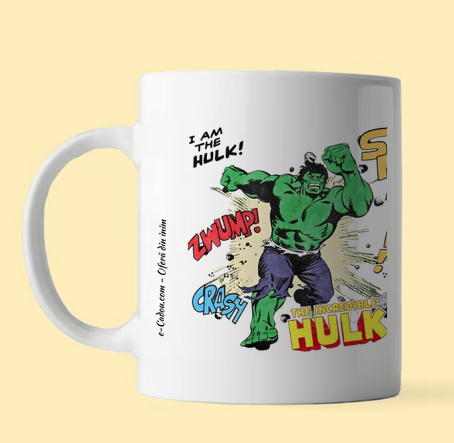 Cană personalizata copii Incredibilul HULK, eCADOU, HULK10009