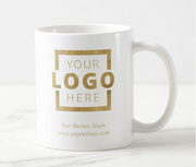 Cana personalizata cu logo  pentru companii printat pe ambele părți LOGO223