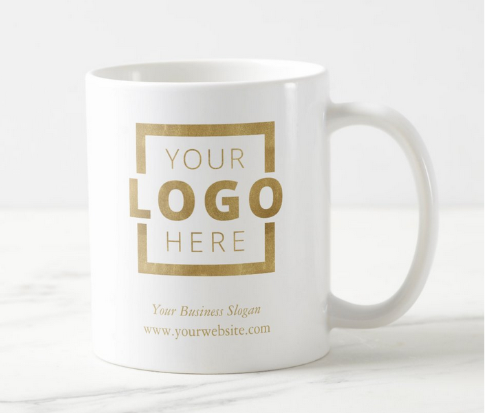 Cana personalizata cu logo  pentru companii printat pe ambele părți LOGO223