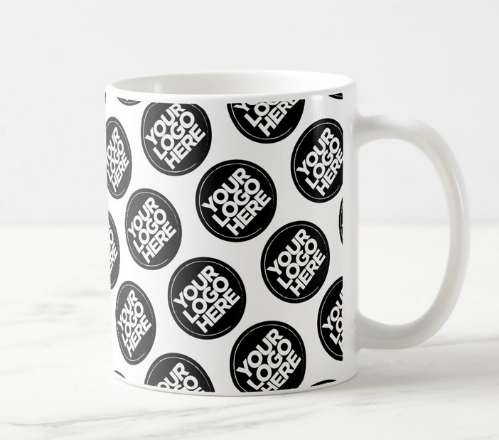 Cana personalizata cu logo  pentru companii printat pe ambele părți LOGO224