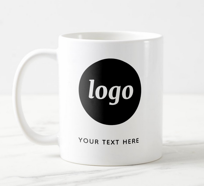Cana personalizata cu logo  si cod QR pentru companii LOGO226