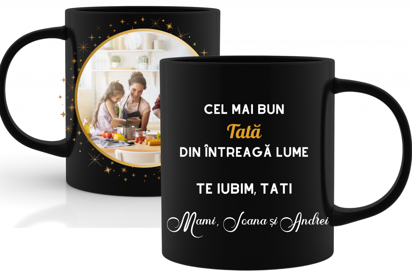 Cana personalizata cu poza si text pentru cel mai bun tata CPF115_14