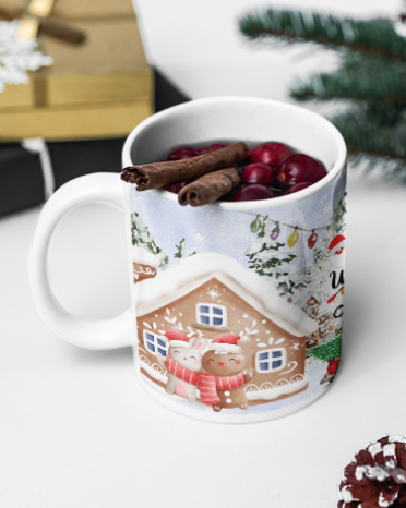 Cană personalizata model NOEL cu tematica de Craciun