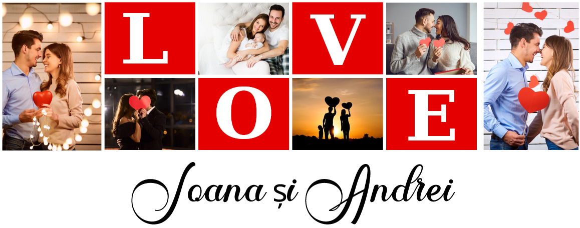 Cana personalizata cu poze si mesaj LOVE CPF115_18
