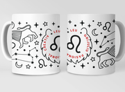Cana zodiac LEU personalizata cu text poze sau mesaj ZOD115