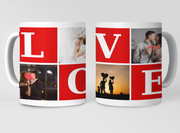 Cana personalizata cu poze si mesaj LOVE CPF115_17