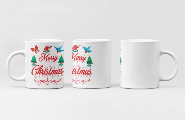 Cană personalizată cu text sau poza si  cu tematica de Craciun  942508 Merry Christmas