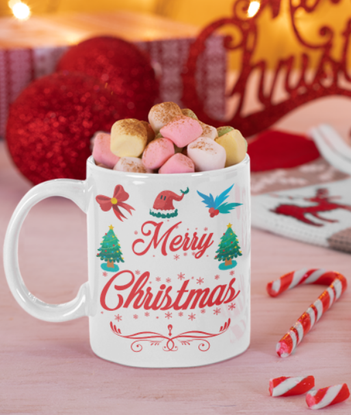 Cană personalizată cu text sau poza si  cu tematica de Craciun  942508 Merry Christmas