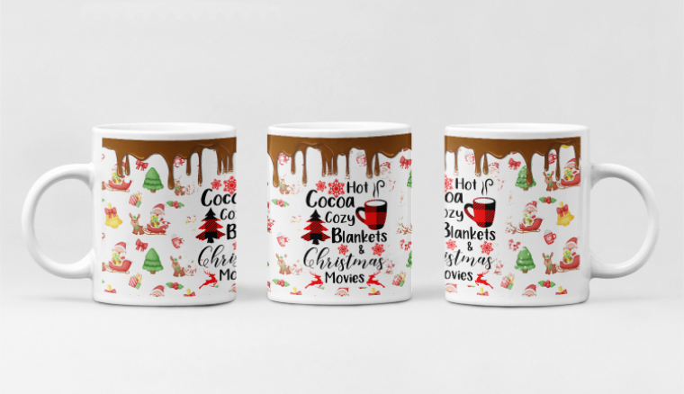 Cană personalizata cu tematica de Craciun  Cocoa Chirstmas