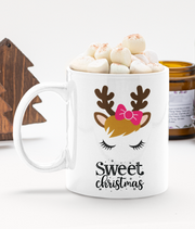 Mini cană pentru copii personalizată cu text sau poza preferată cu tematică de Crăciun  Happy Rudolf AST20850