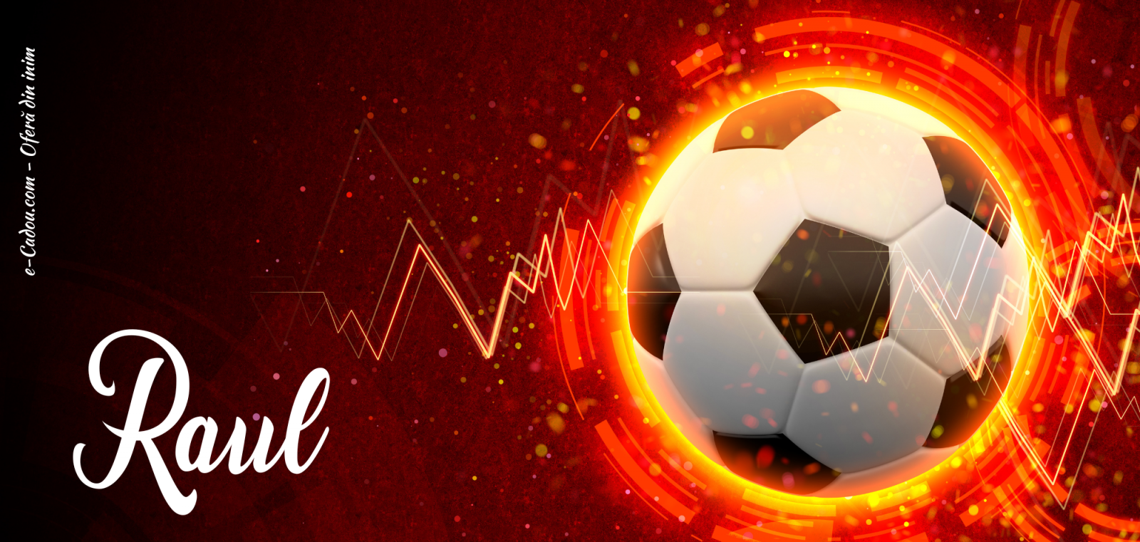 Cană personalizată fotbal cu poză și nume sau text CPF10008
