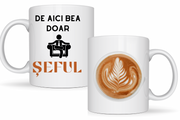 Cana personalizata Din aceasta cana bea doar seful CPF2150