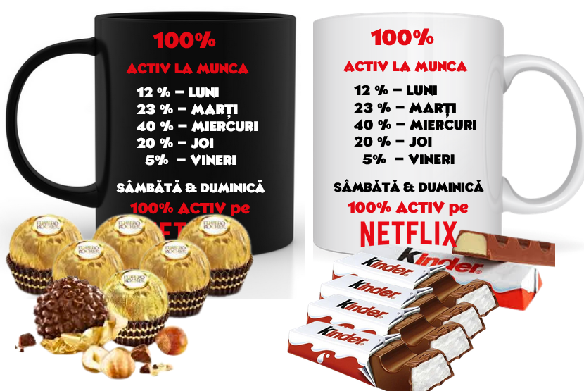 Cana personalizata  pentru fanii Netflix 3039