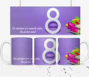 Cană personalizată martisor pentru Mama de 8 Martie SFM2021