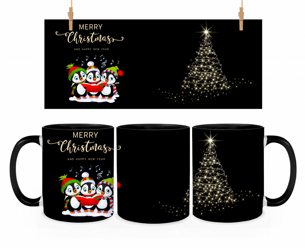 Cană personalizata  model Merry Christmas, tematica de Craciun CNMC1003