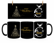 Cană personalizata  model Merry Christmas, tematica de Craciun CNMC1004