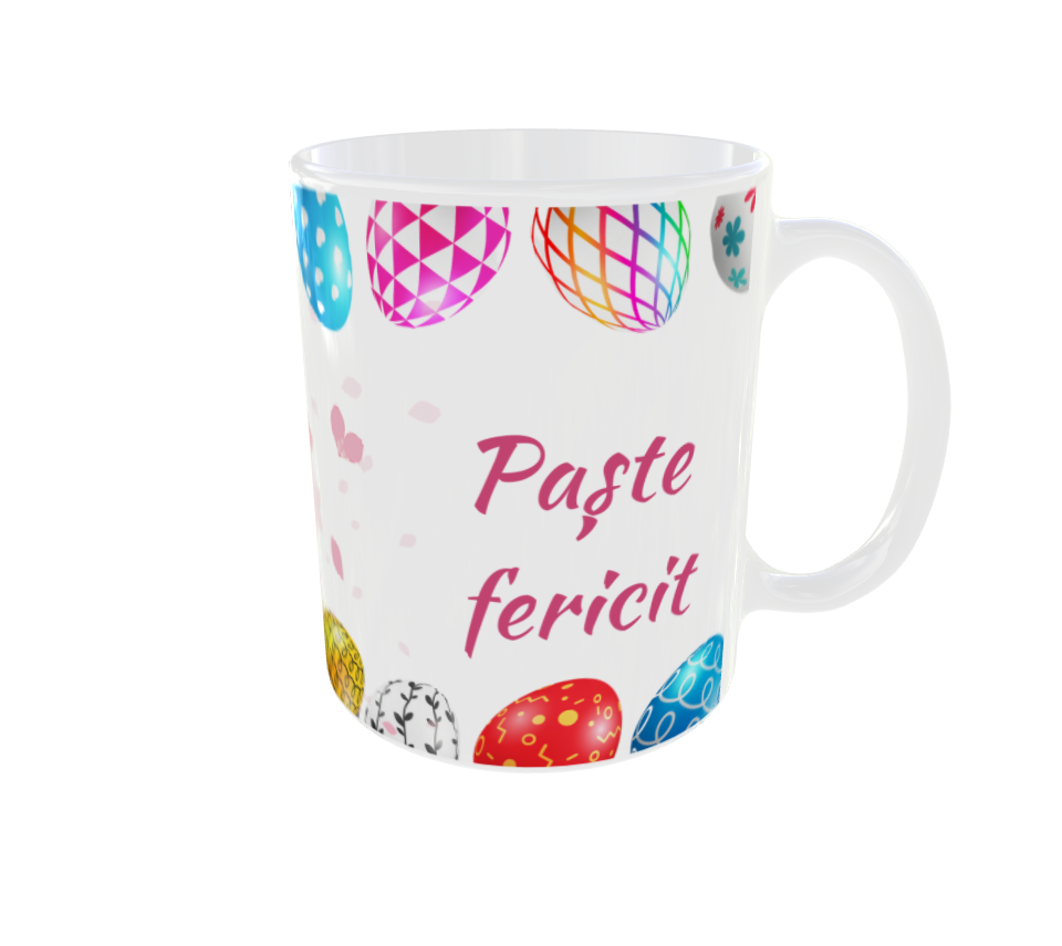 Cana personalizata Paste fericit CPF112_02