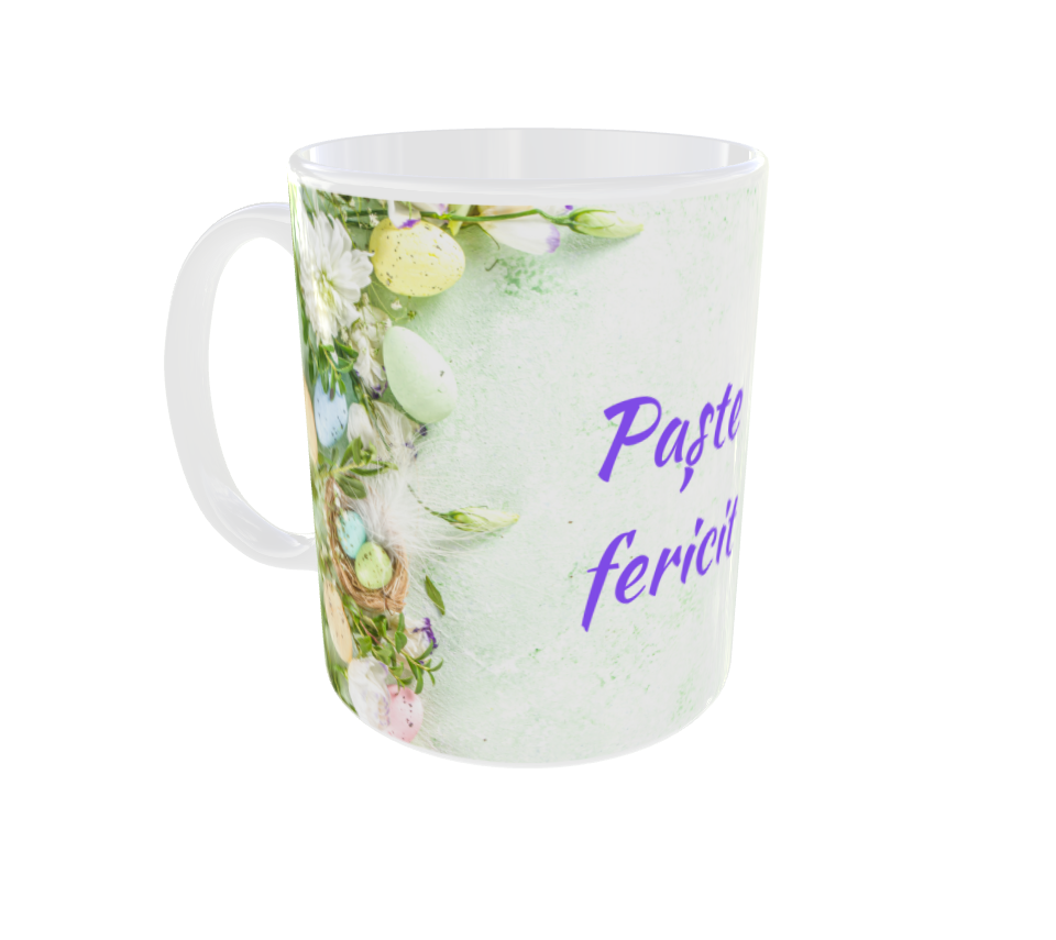 Cana personalizata Paste fericit CPF112_03