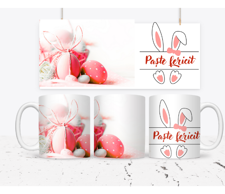 Cana personalizata Paste fericit CPF112_12