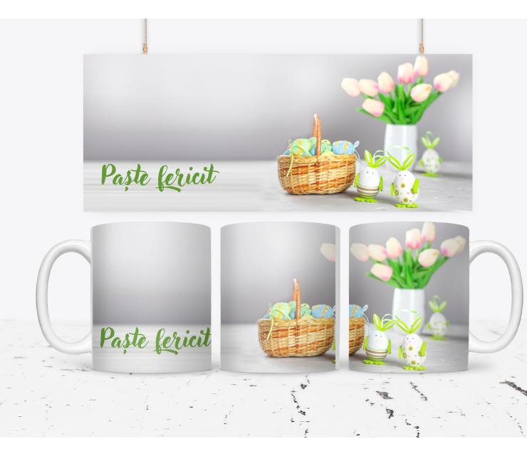 Cana personalizata Paste fericit CPF112_19