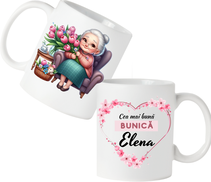 Cană personalizată pentru cea mai buna bunica COP3015