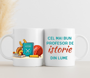 Cană personalizată pentru cel mai bun profesor de istorie din lume COP20049