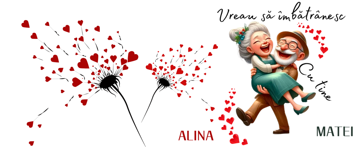 Cana personalizata pentru cuplu Vreau sa imbatranesc cu tine CFB1002