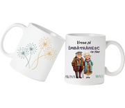 Cana personalizata pentru cuplu Vreau sa imbatranesc cu tine CFB1004