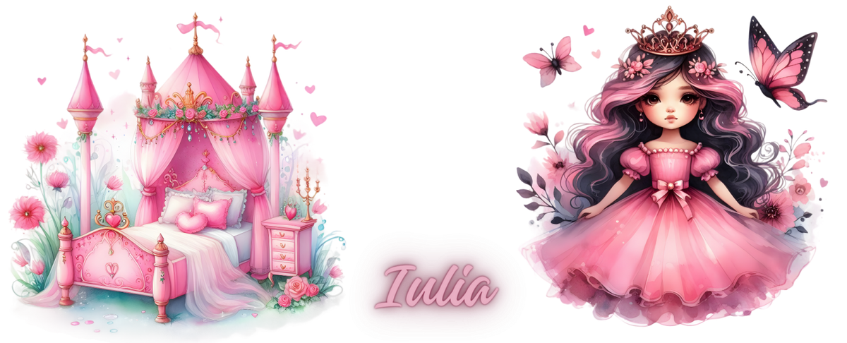 Cană personalizată pentru fetite cu printese  KID1002 Princess