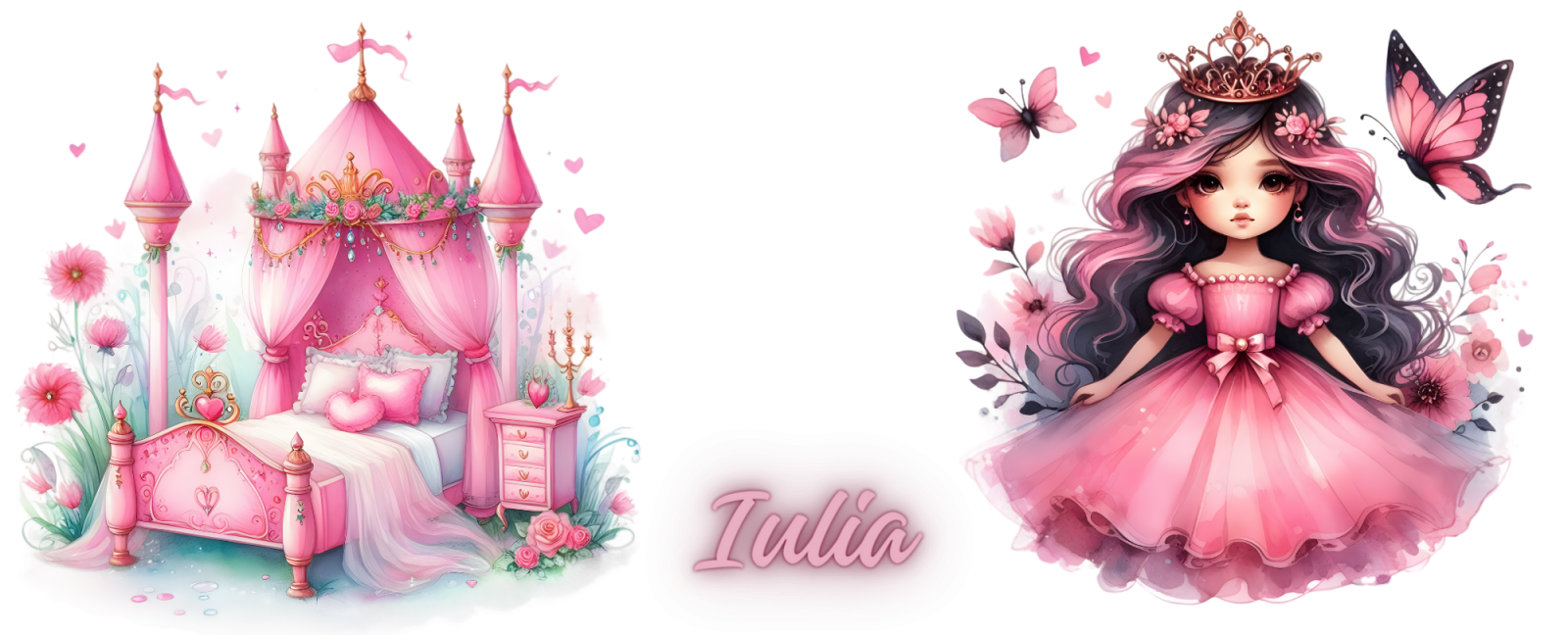 Cană personalizată pentru fetite cu printese  KID1002 Princess