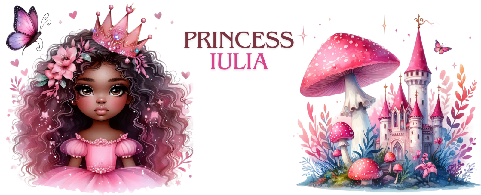 Cană personalizată pentru fetite cu printese  KID1004 Princess