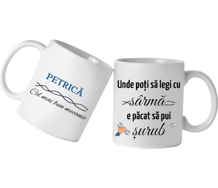 Cana personalizata pentru ingineri surub 330ml Inginer4001