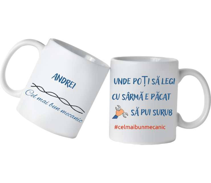 Cana personalizata pentru ingineri surub 330ml Inginer4002