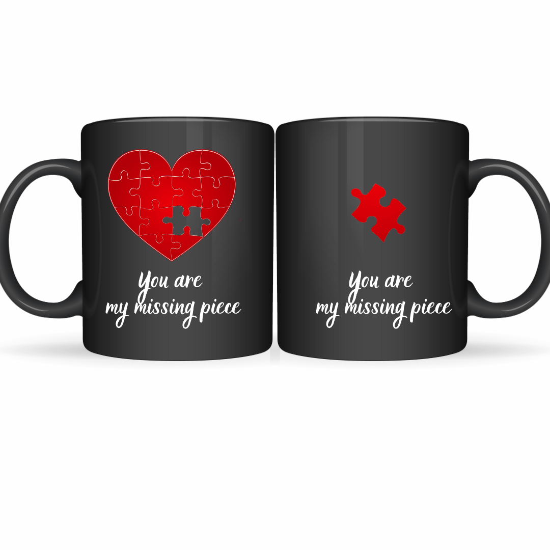 Set 2 Cani personalizate pentru ziua indragostitilor Valentines Day VD3011