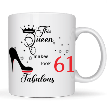 Cana personalizată This QUEEN Make look Fabulous