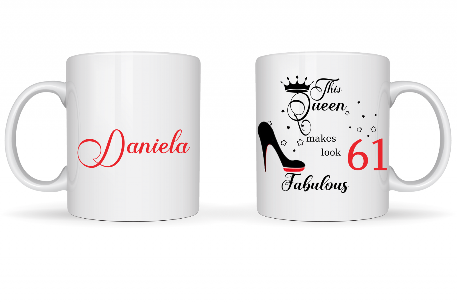 Cana personalizată This QUEEN Make look Fabulous