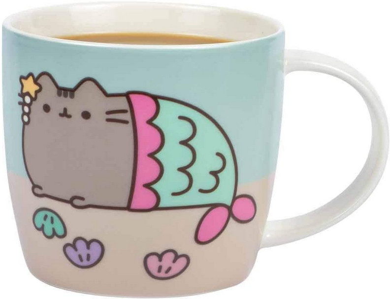 Cana Thermo Pusheen Colour din portelan, 11.5 x 8 x 8.5 cm