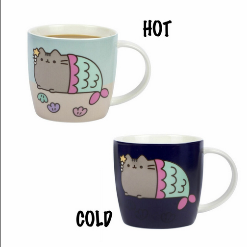 Cana Thermo Pusheen Colour din portelan, 11.5 x 8 x 8.5 cm